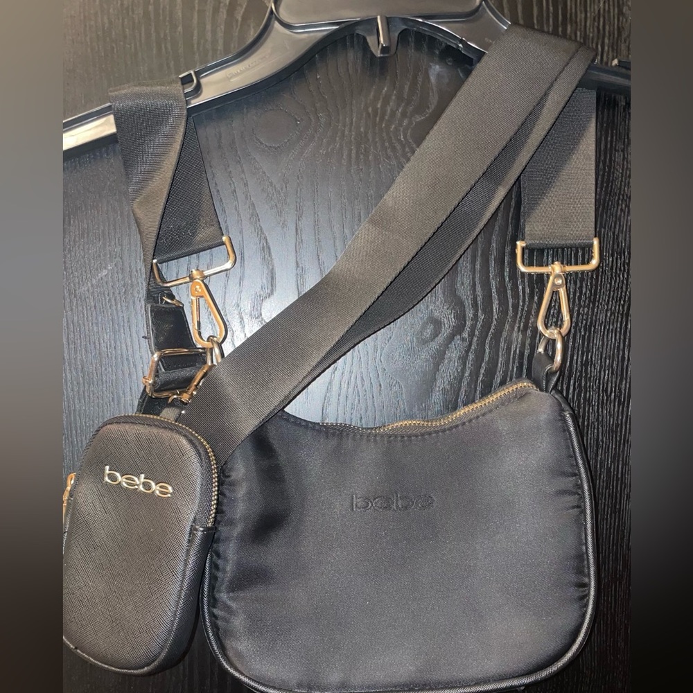 BEBE black shoulder purse